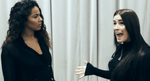 Exclusive: Shanay Holmes and Lucie Jones rehearse <em>Rent</em>