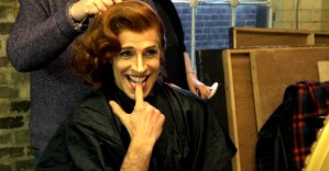 Watch Jason Gardiner transform into Sylvia St Croix for <em>Ruthless!</em>
