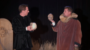 Benedict Cumberbatch and James Corden bait each other on stage for <em>Late Late Show</em> skit