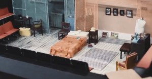 Bold colours and gauze walls: designing a Broadway play for a tiny space