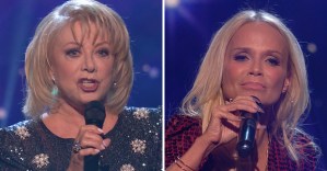 Elaine Paige and Kristin Chenoweth sing "I Know Him So Well" on ITV's <em>All Star Musicals</em>