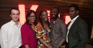 <em>Pass Over</em> cast and creative team celebrate UK premiere at the Kiln Theatre