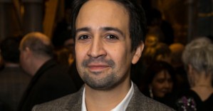 Lin-Manuel Miranda channels <em>The Phantom of the Opera</em> with <em>His Dark Materials</em> co-star Andrew Scott