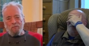 Watch Stephen Sondheim surprise composer with dementia after song goes viral