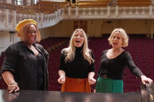 Watch Sandra Marvin, Louise Dearman and Rebecca Lock perform “World Take Me Back” from Hello, Dolly!